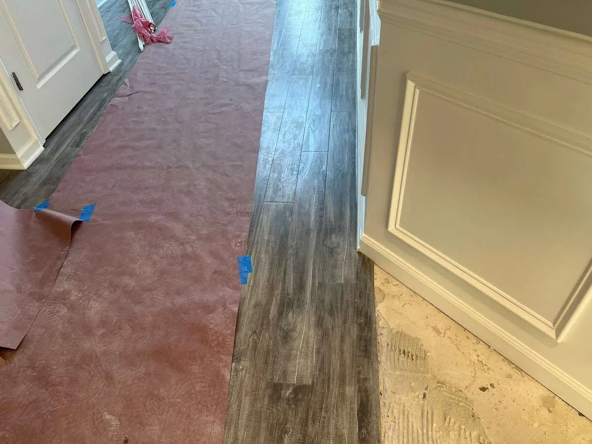 Completed marble shower restoration in Garden City